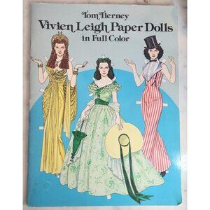 Vivien Leigh Paper Dolls Book Book UNCUT great condition Full Color Tom Tierney